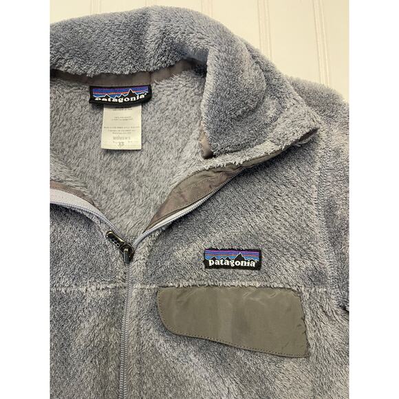 Patagonia Re-Tool Full Zip Fleece Jacket Gray Pockets - Size Women's XS - Picture 2 of 6